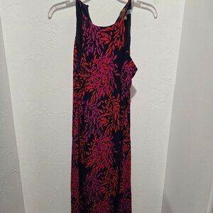 Super Pink & Blue Maxi Dress – Effortless Style, All Day Comfort! Like New 10